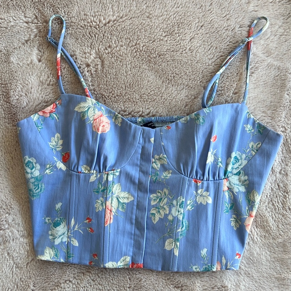 Zara crop top tank